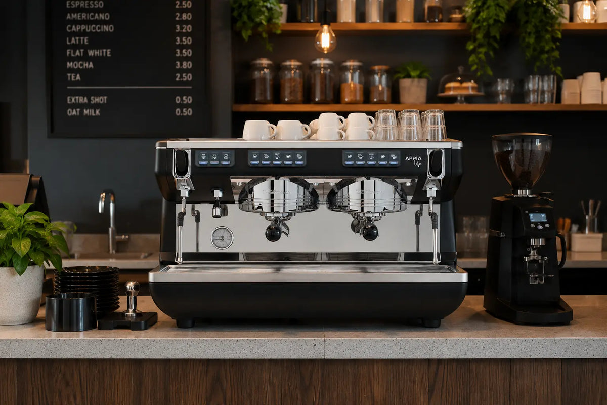 Nuova Simonelli equipment in use